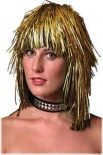 Cyber Tinsel Wigs - Gold