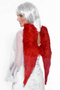Feather Angel Wings 50x60cm (Red)