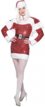 Miss Sequin Santa Costume