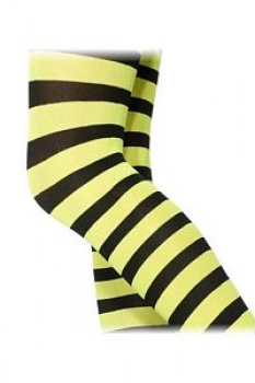 Childrens Tights - Black and Green