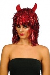 Halloween Fancy Dress - Tinsel Wig (Horns)