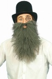 Long Beard & Tash (Gray)