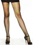 Tights - Spiderweb Design in Green