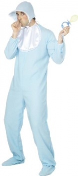 Adult Baby Romper Suit (Blue)