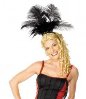 Can Can Dancers Feather Headpiece
