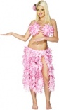 Hawaiian Bra - Pink Leaf