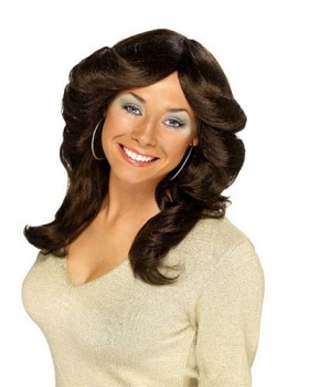 70's Flick Wig - Brown