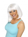 Cheerleader Wig - White
