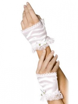 Bijou Boutique Fancy Dress Costumes - Glovettes - White