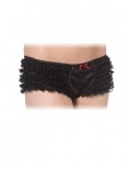 Bijou Boutieque Fancy Dress Costumes - Panties - Ruffled Pantes - Black