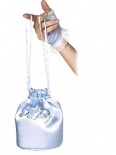 Bijou Boutieque Fancy Dress Costume - Bags - Blue Rosette Handbag