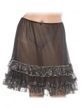 Bijou Boutique Fancy Dress Costumes - Petticoat - Knee Length - Black
