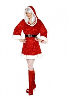 Miss Velour Santa Fancy Dress Costume