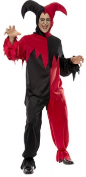 Dark Jester Fancy Dress Costume