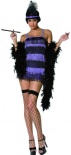 Fever - Purple Flapper Fancy Dress Costume