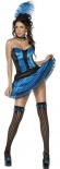 Can Can - Blue 5 Piece - Fever Fancy Dress Costume