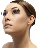 Eyelashes - Fever - Black with 2 Corner Plumes