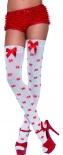 Stockings - Thigh High Welsh Dragon and Red Bow