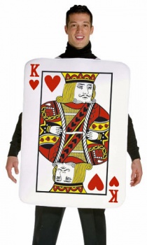 Cards King of Hearts Fancy Dress Costume