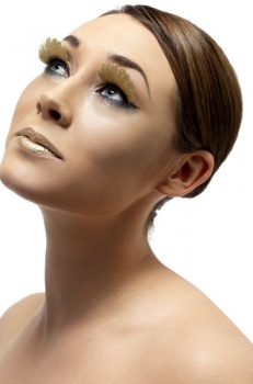 Eyelashes - Fever - Gold Feathers