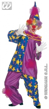 Star Clown Fancy Dress Costume