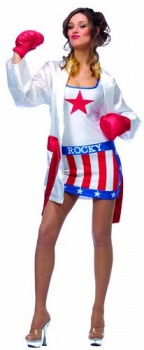 Sexy Rocky Girl Fancy Dress Costume