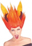 Fire and Horns Wig