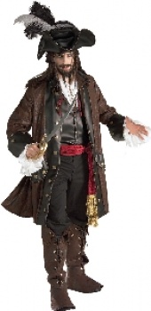 Super Deluxe Caribbean Pirate Costume