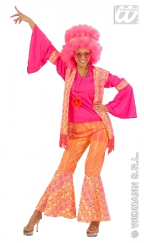 XL - Hippie Lady Costume - Pink