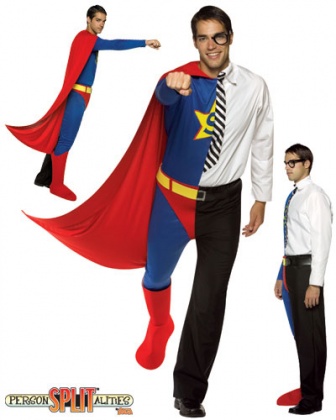 Superhero / Journalist Fancy Dress Costume