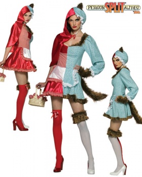 Female Little Red Riding Hood / Wolf Fancy Dress Costume
