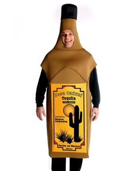 Tequila Bottlle Fancy Dress Costume