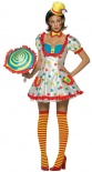 Rasta Imposta Female Clown  Fancy Dress Costume