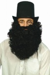 Bushy Beard and Tash (Black)