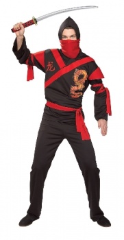 Dragon Ninja Warrior Fancy Dress Costume