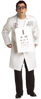 Dr Seymour Clearly Ophthalmologist Fancy Dress Costume