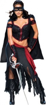 Secret Wishes - Lady Zorro Long Skirt