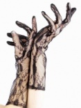 Gloves - Black - Lace 14in