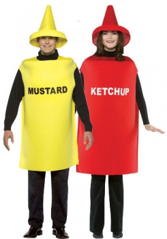 Ketchup and Mustard Fancy Dress Costumes