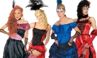 Can-Can + Saloon Girls Fancy Dress Costumes
